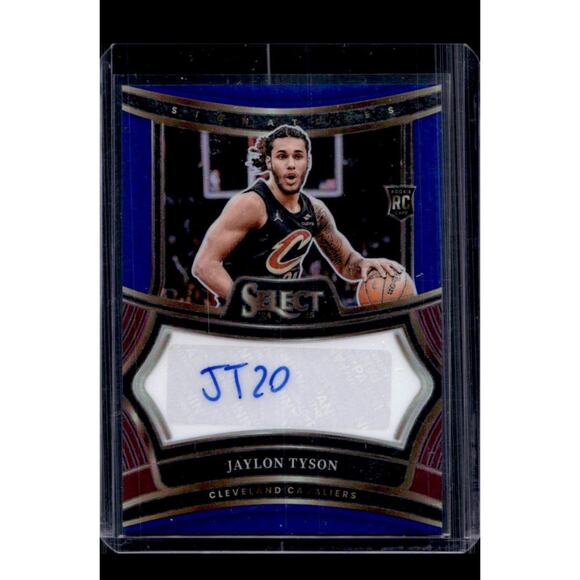2024-25 Panini Select Basketball Jaylon Tyson Blue Auto /149 - Picture 1 of 2